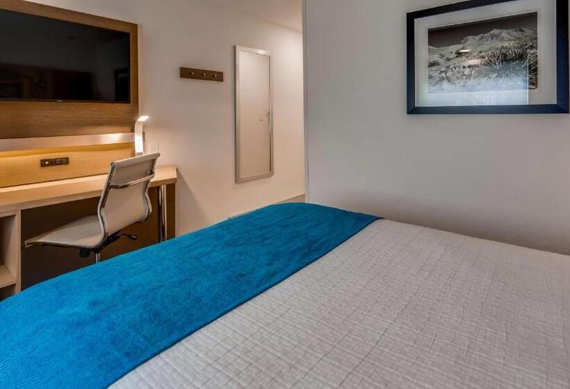 Habitación Estándar Cama King Adaptada para personas con movilidad reducida, Best Western El Paso Airport Entrada