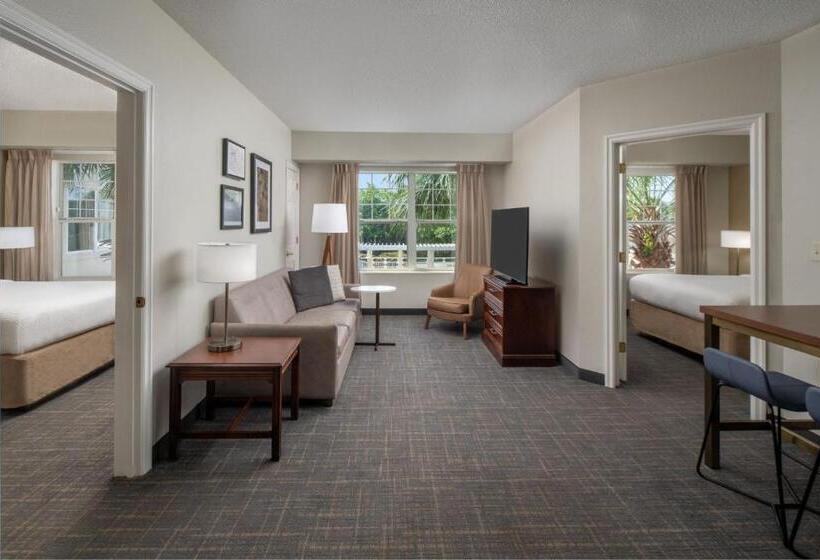 سوئیت 2 خوابه, Residence Inn Charleston Riverview