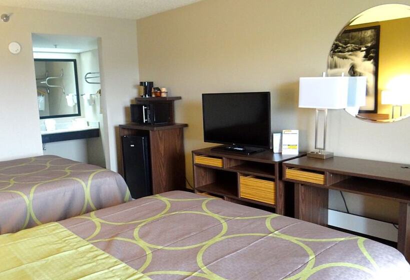 اتاق استاندارد با 2 تخت دوبل, Super 8 By Wyndham Pigeon Forge Dollywood Lane