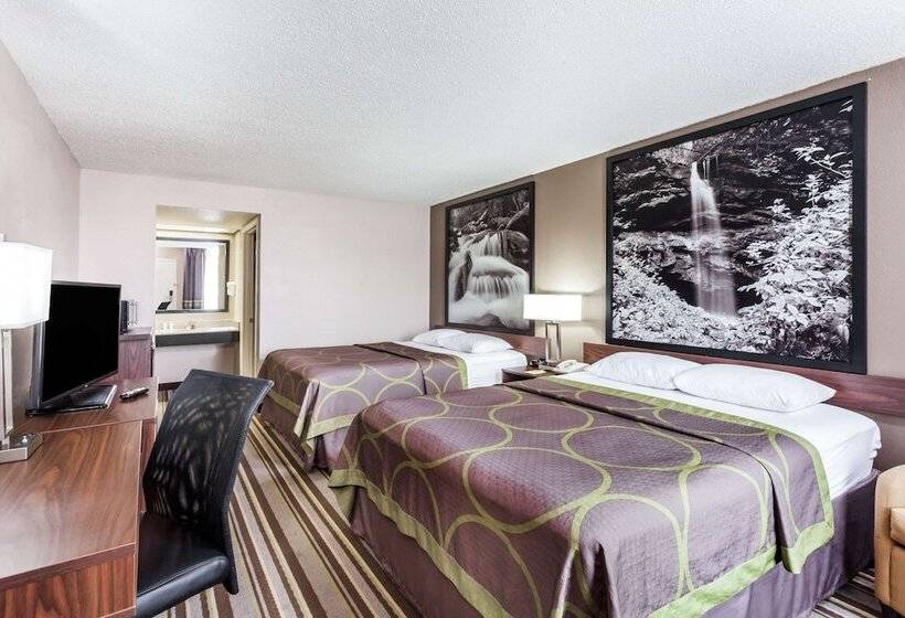 اتاق استاندارد با 2 تخت دوبل, Super 8 By Wyndham Pigeon Forge Emert St