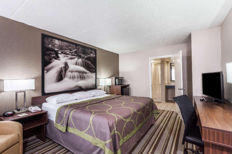 اتاق استاندارد با تخت بزرگ, Super 8 By Wyndham Pigeon Forge Emert St