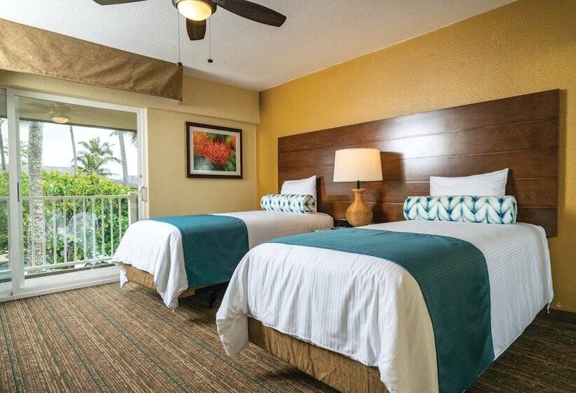 فيلا غرفتين نوم مطلة على الحديقة, Kauai Coast Resort At The Beachboy