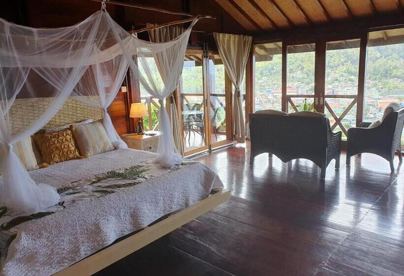اتاق سه نفره دلوکس با چشم‌انداز دریا, Green Fig Resort & Spa
