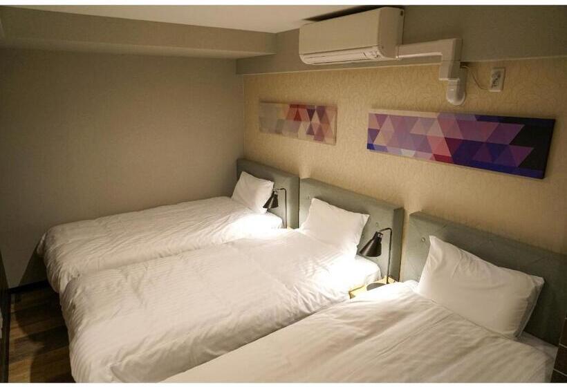 اتاق استاندارد چهار تخته, Sapporo Stay Nakajima Park