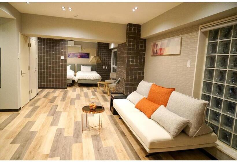 اتاق استاندارد چهار تخته, Sapporo Stay Nakajima Park