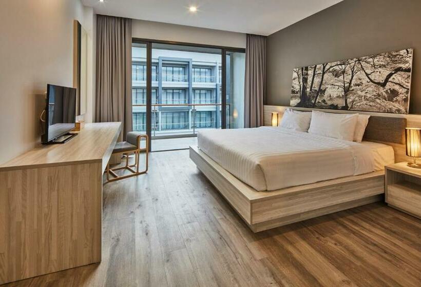 اتاق استاندارد با تخت بزرگ, Serenity Hotel And Spa Kabinburi