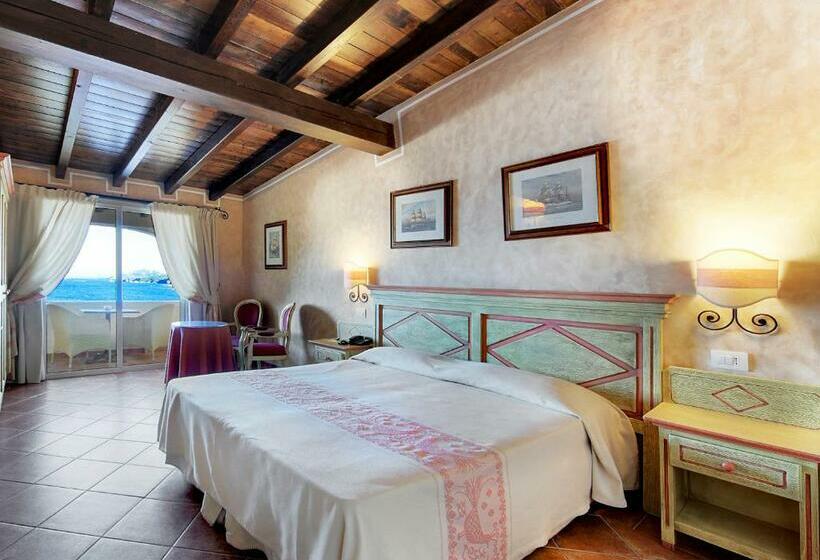 اتاق استاندارد با چشم‌انداز دریا, Colonna Resort, A Colonna Luxury Beach Hotel, Porto Cervo