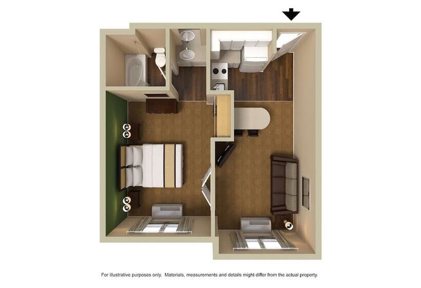 استودیوی لوکس, Extended Stay America Suites  Denver  Aurora North