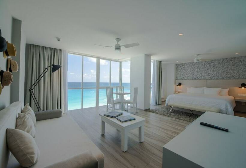 جناح جونيور مطلّ علي البحر, Oleo Cancun Playa All Inclusive Boutique Resort