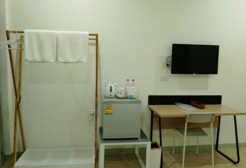 اتاق استاندارد با تخت بزرگ, อาม่า อพาร์ทเมนต์ Ama Apartment