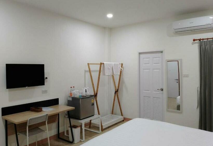 اتاق استاندارد با تخت بزرگ, อาม่า อพาร์ทเมนต์ Ama Apartment