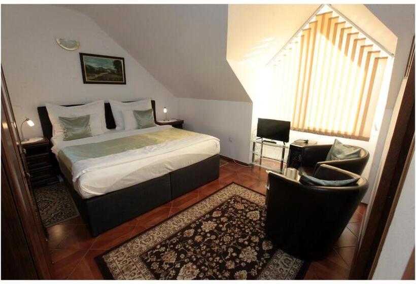 اتاق استاندارد با تخت بزرگ, Restaurant Penzion U Buchlovskeho Zamku