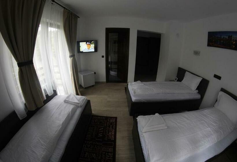 اتاق استاندارد سه تخته با بالکن, Casa Laur Cu Plajă Privată