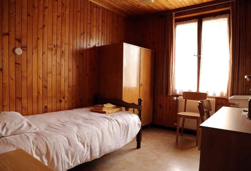 اتاق استاندارد یک تخته با سرویس بهداشتی مشترک, Hôtel De Torgon