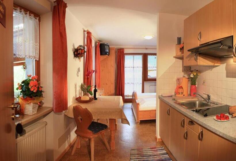 آپارتمان 1 خوابه با بالکن, Residence Landhaus Rainer