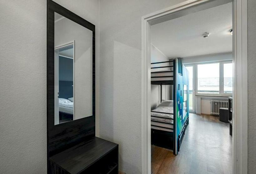 4 Bett Standardzimmer, A&o Munich Hauptbahnhof