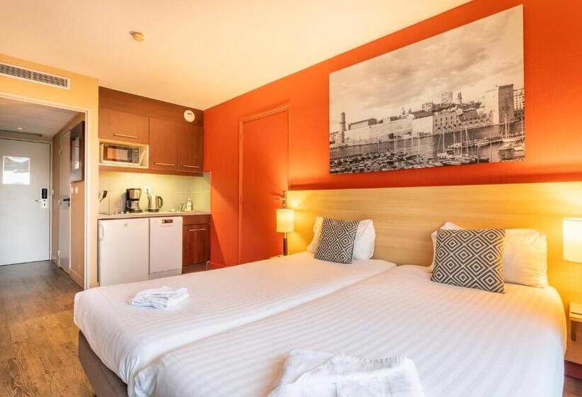 استودیوی استاندارد با تخت دوبل, Comfort Aparthotel Marseille Prado