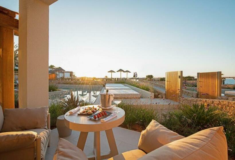 Suite met Uitzicht op Zee, Mitsis Rinela Beach Resort & Spa