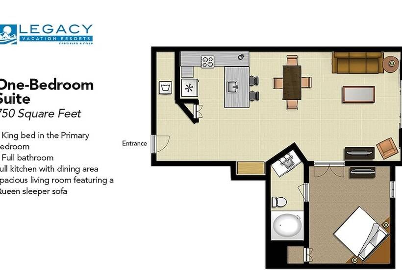 سوییت, Legacy Vacation Resorts Kissimmee & Orlando   Near Disney