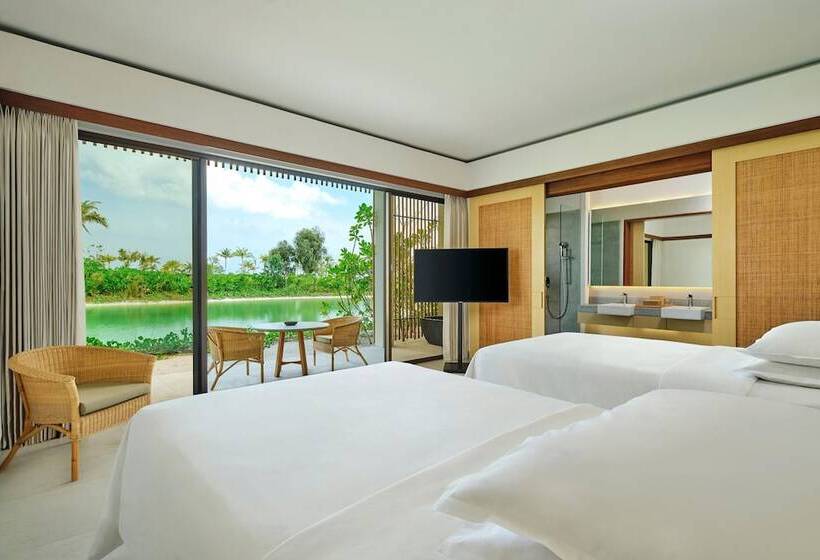 اتاق استاندارد با بالکن و چشم‌انداز باغ, Sheraton Belitung Resort