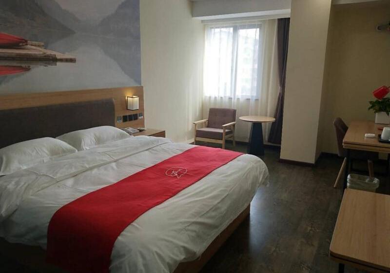 اتاق استاندارد, Thank Inn Chain Hotel Jiangsu Nantong Chongchuan District Century Plaza Nantong University