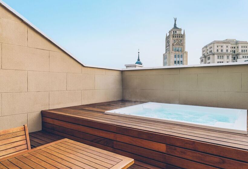 Deluxe Room with Terrace, Iberostar Las Letras Gran Vía