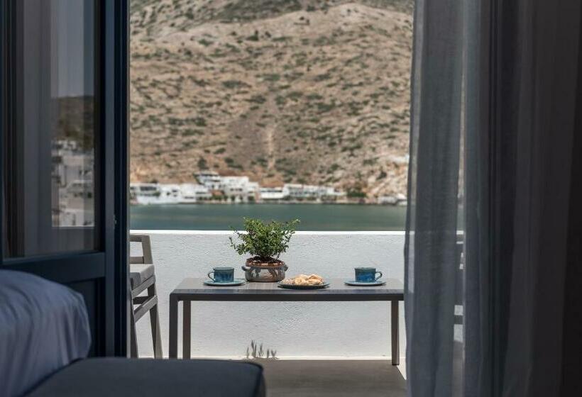 اتاق استاندارد با چشم‌انداز دریا, Sifnos House  Rooms And Spa