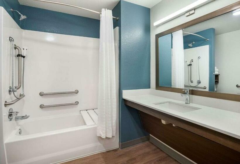 اتاق استاندارد با تخت بزرگ برای معلولان, Woodspring Suites Sulphur  Lake Charles