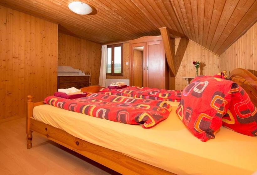 テラスつきの２ベッドルームアパートメント, Bed And Breakfast Huobschür