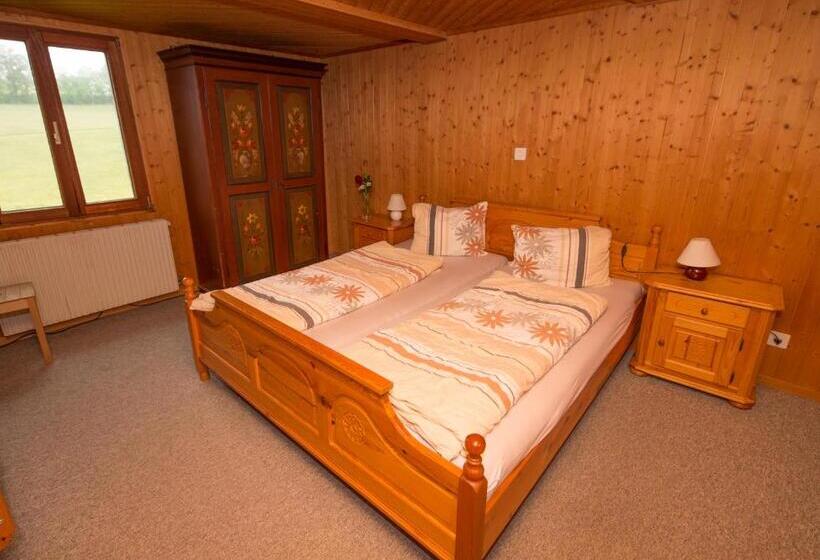 テラスつきの２ベッドルームアパートメント, Bed And Breakfast Huobschür