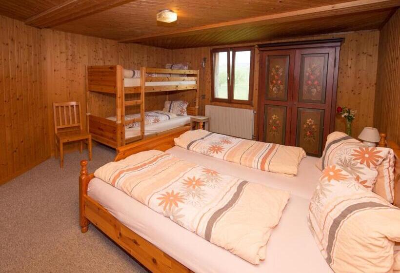 テラスつきの２ベッドルームアパートメント, Bed And Breakfast Huobschür