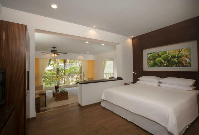 اتاق دلوکس با تخت کینگ و چشم‌انداز, Krystal Grand Nuevo Vallarta