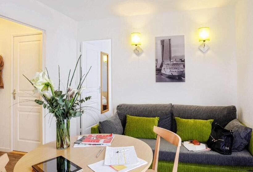آپارتمان 1 خوابه با بالکن, Aparthotel Adagio Access Marseille Prado Périer