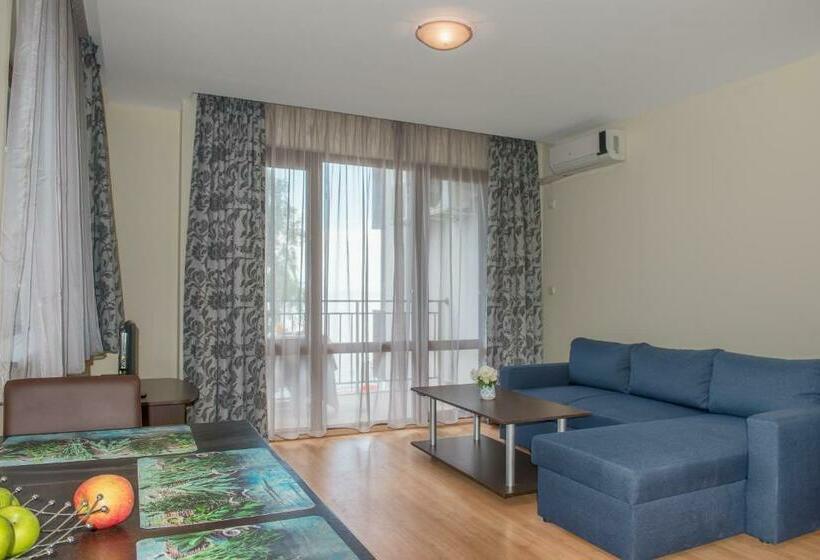 آپارتمان 1 خوابه با چشم‌انداز دریا, Messambria Beach Apartments