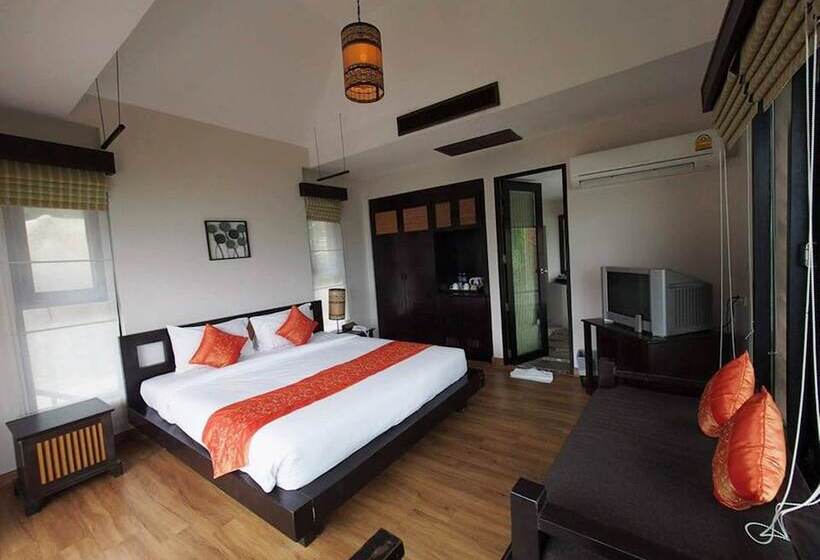 اتاق لوکس با چشم‌انداز باغ, Merit Resort Samui