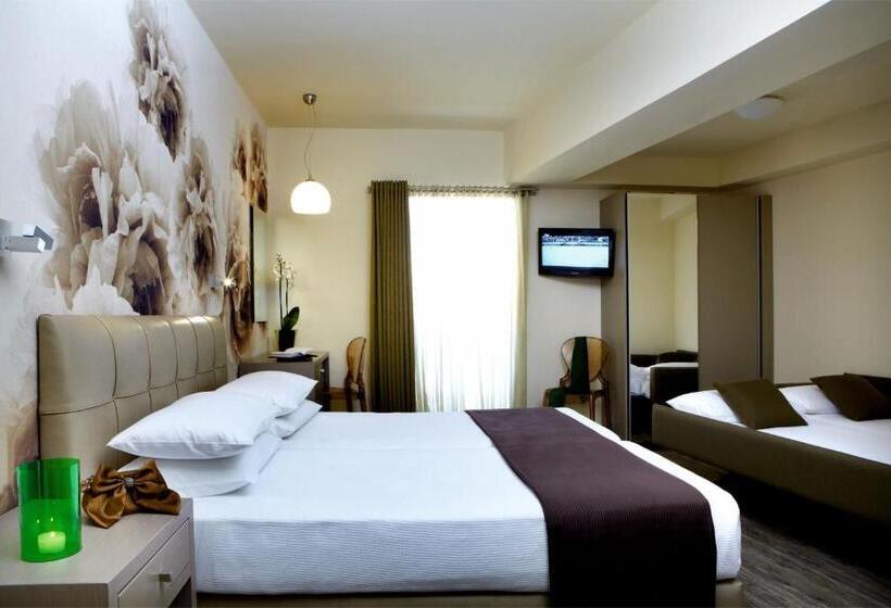 Семейный Номер Боковой Вид на Море, Mouikis Hotel Kefalonia
