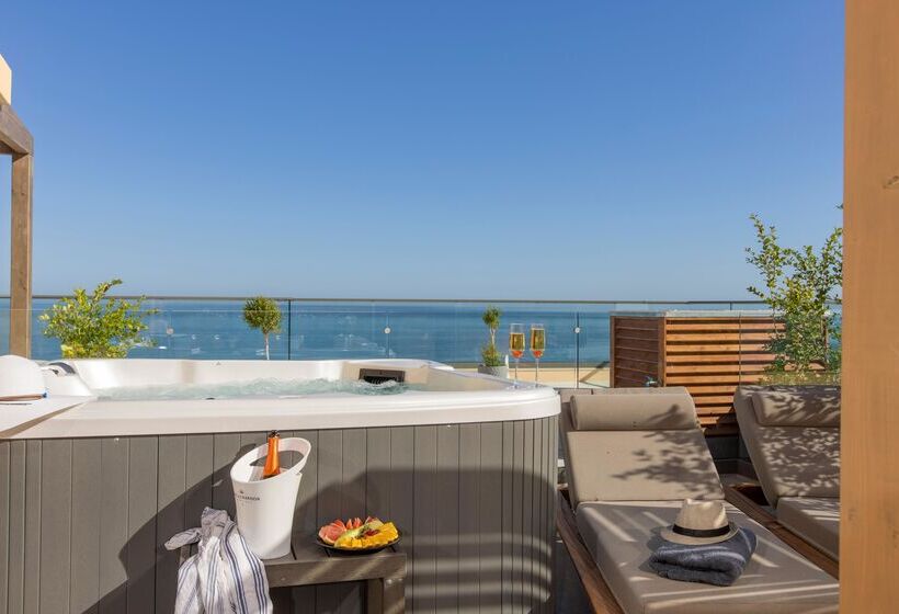 اتاق لوکس با چشم‌انداز دریا, Palmera Beach Hotel & Spa   Adults Only
