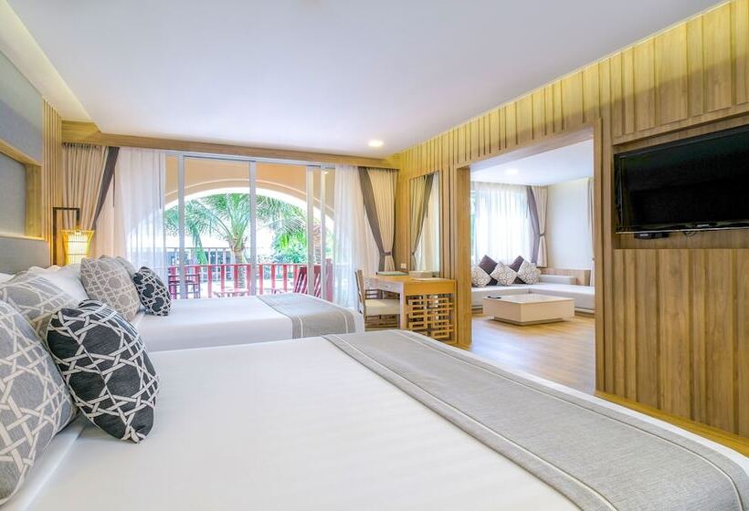 غرفة عائلية مطلّة علي حمام السباحة, Phuket Graceland Resort And Spa   Sha Extra Plus