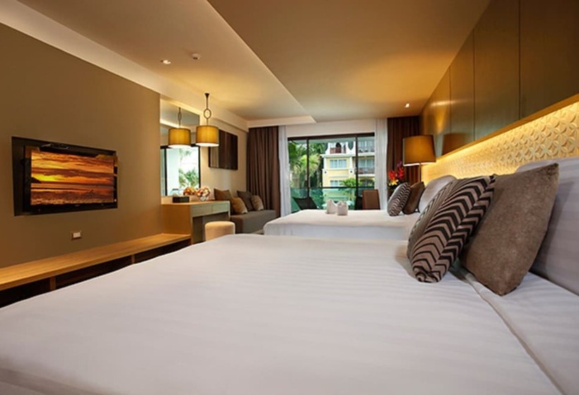 Deluxe Room Pool View, Phuket Graceland Resort And Spa   Sha Extra Plus