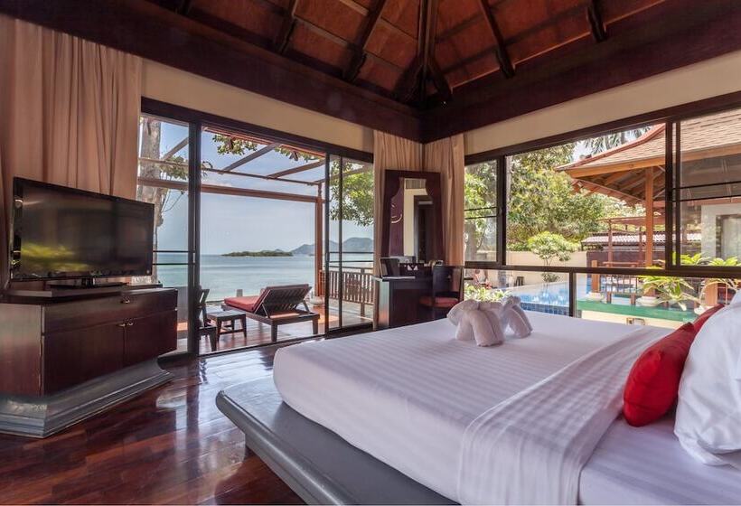 オーシャンビューの１ベッドルームビラ, The Briza Beach Resort, Samui