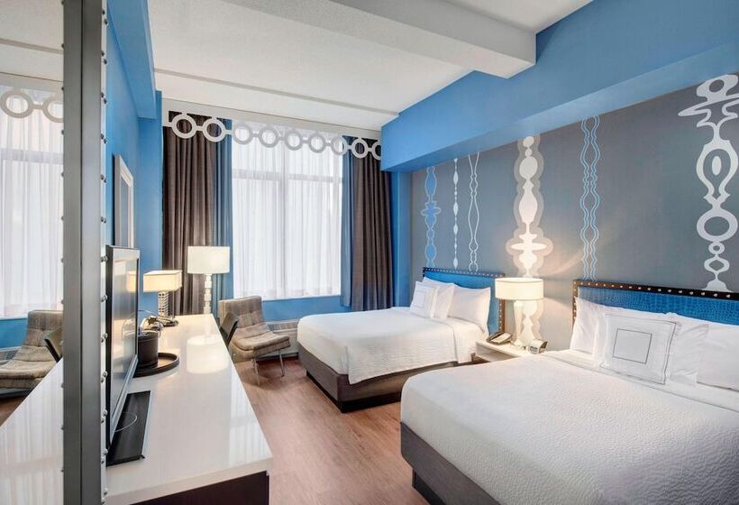 اتاق استاندارد با 2 تخت دوبل, Fairfield Inn And Suites Chicago Downtown/ Magnificent Mile