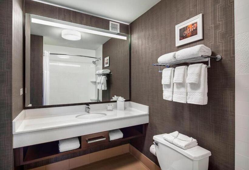 اتاق استاندارد با 2 تخت دوبل, Fairfield Inn & Suites Chicago Downtown/magnificent Mile