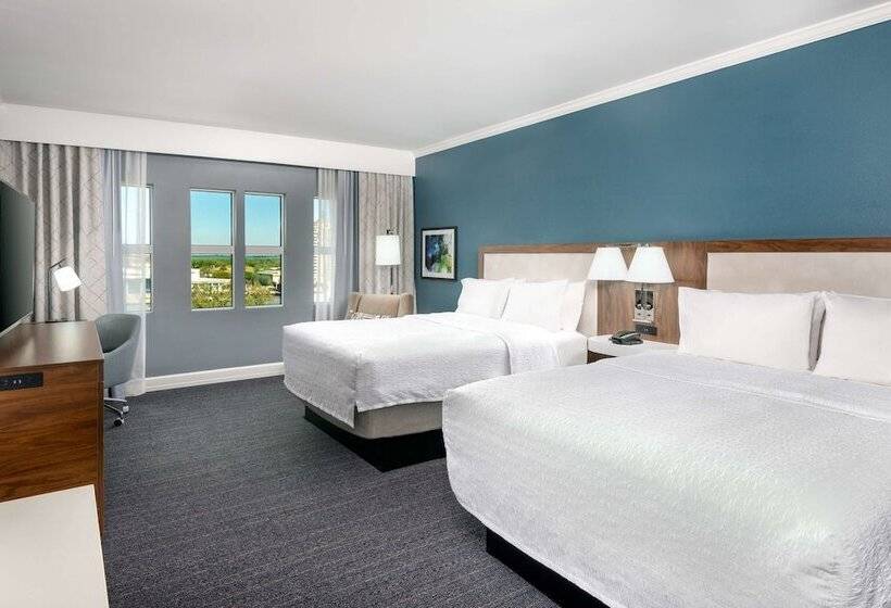 اتاق استاندارد با 2 تخت دوبل, Hampton Inn Savannah Historic District