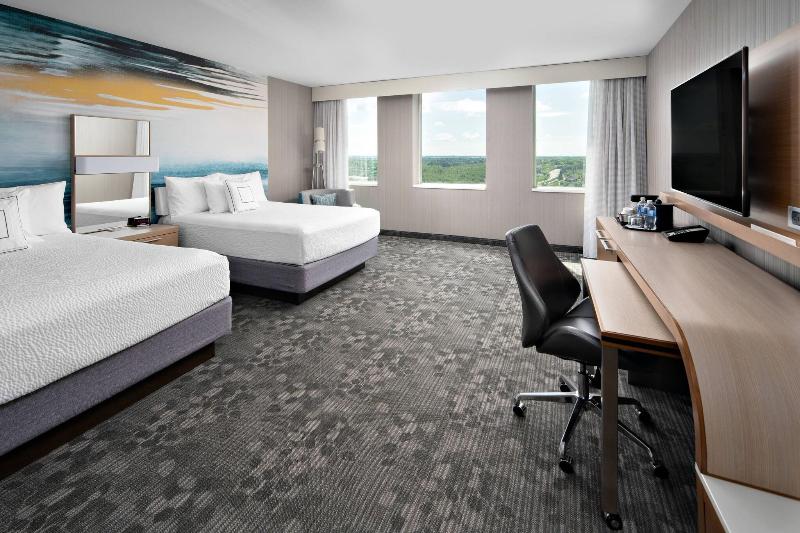 اتاق استاندارد با چشم‌انداز رودخانه, Courtyard By Marriott Edmonton Downtown