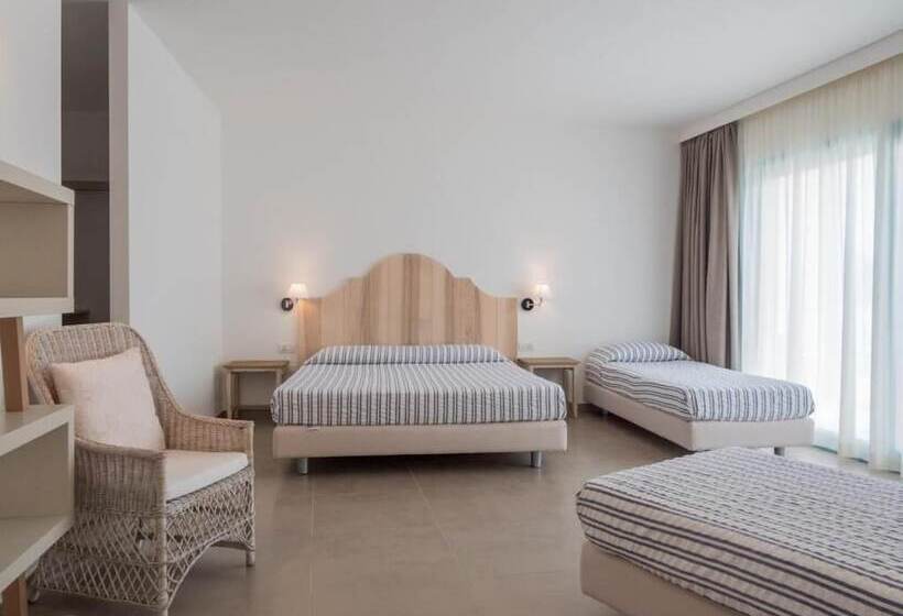 带泳池观景的豪华房, Park Hotel Asinara