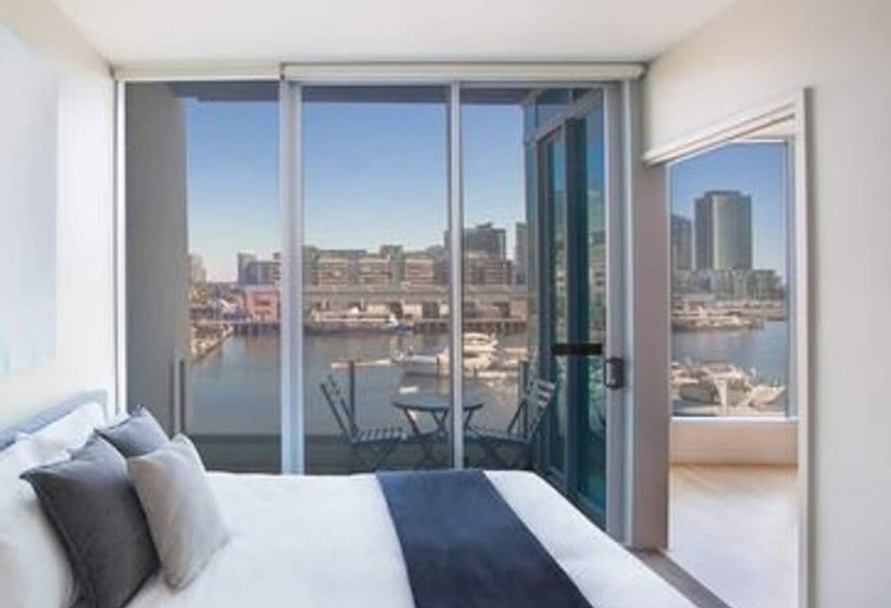آپارتمان 1 خوابه با چشم‌انداز, The Sebel Residences Melbourne Docklands Serviced Apartments
