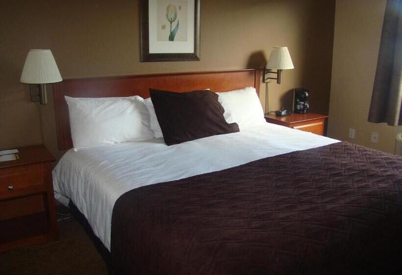 Standard Room King Size Bed, Super 8 By Wyndham Sainte Agathe Des Monts