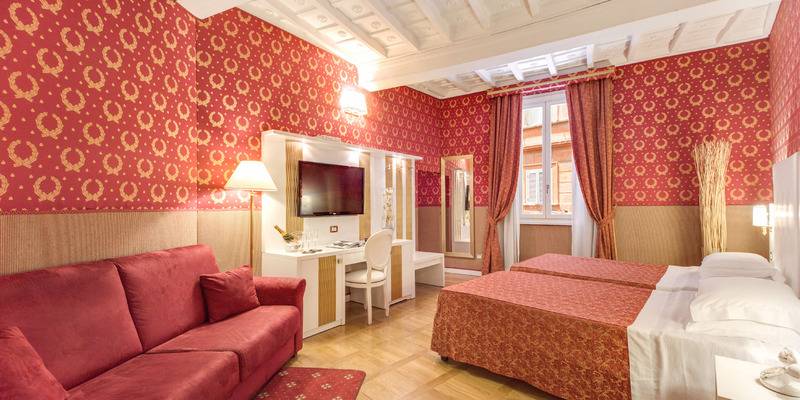 اتاق استاندارد سه نفره, Relais Fontana Di Trevi