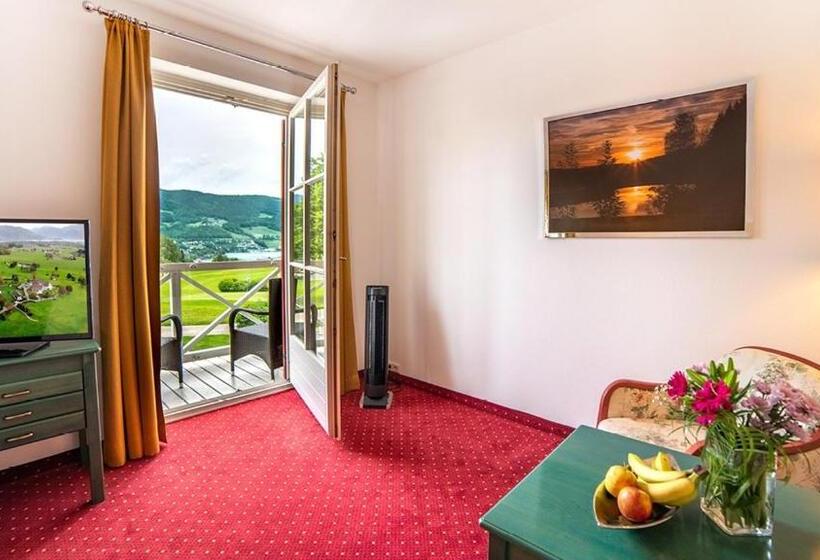 Standardzimmer mit Balkon, Drachenwand   Mondsee