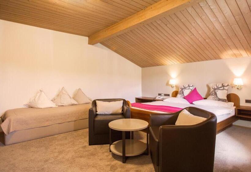 اتاق استاندارد سه تخته با بالکن, Garni Römerhof